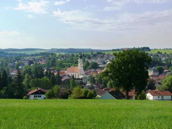 Blick vom Berndlberg auf Triftern