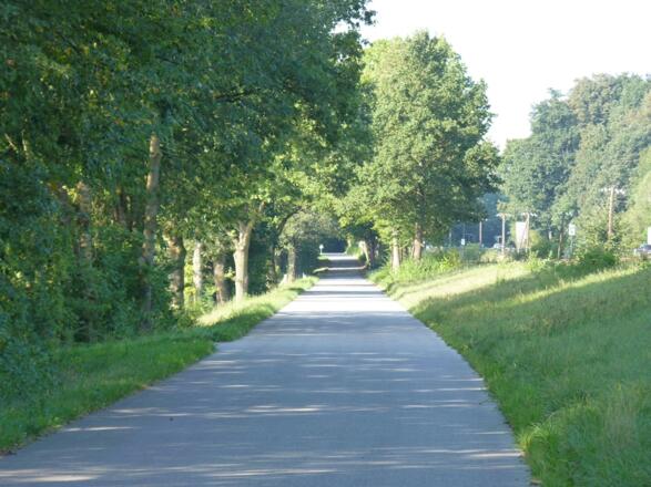 Am Rottalradweg bei Kaismühle