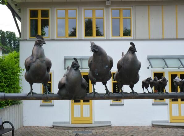 Ausschnitt - Dorfbrunnen Julbach