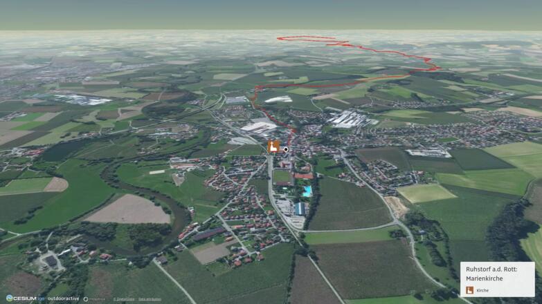 Pilgerweg in Niederbayern: Böhm.-Bayrischer Weg: Ruhstorf an der Rott - Bayerbach