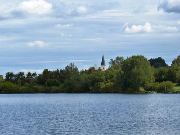 Blick vom Bootshafen auf Postmünster