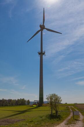 Station 7: Windenergieanlage Regensburg