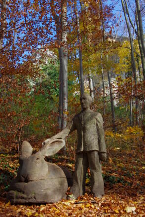Hasenmann am Fuß des Gügel