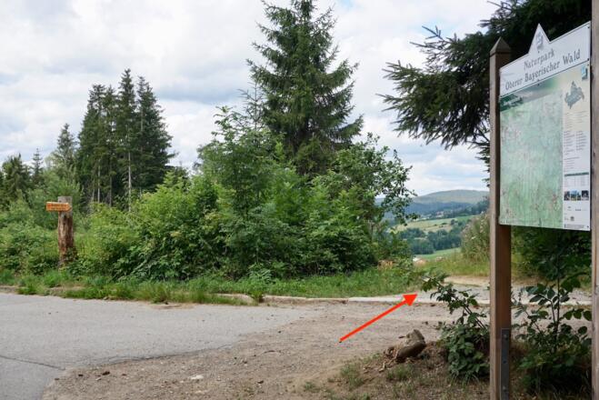 Wegquerung bei Berghäusl