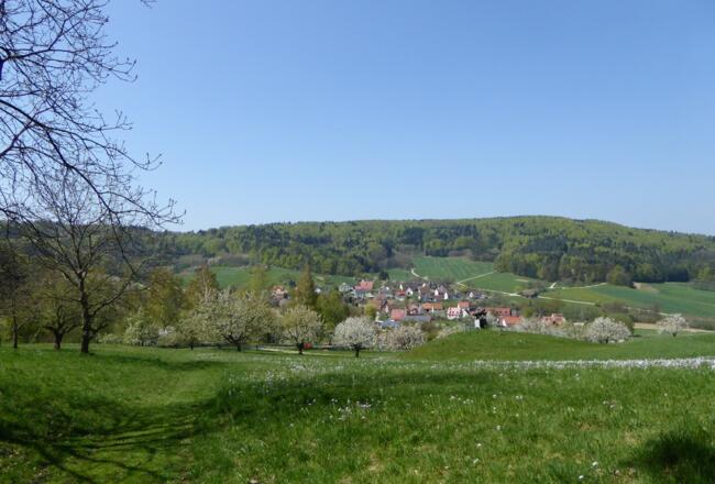 Blick auf Egenshach