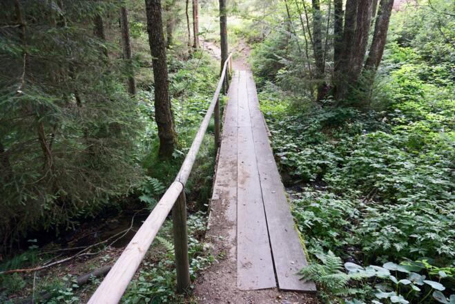 Gläserner Steig-Brücke 