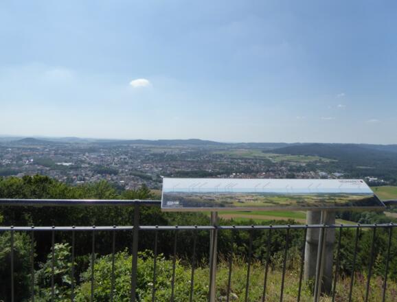 Blick von der Burgruine Wolfstein