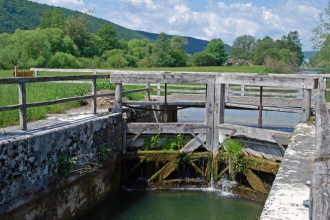 Schleusentor des alten Ludwigkanals