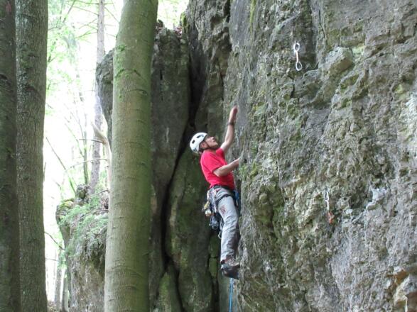 steile griffige Wände im Schlaraffenland