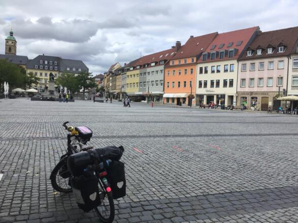 Schleifenroute - Schweinfurt Marktplatz