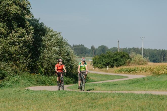 Auf dem Gredl-Radweg