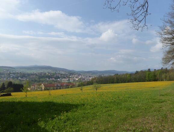 Blick auf Bad Kötzting