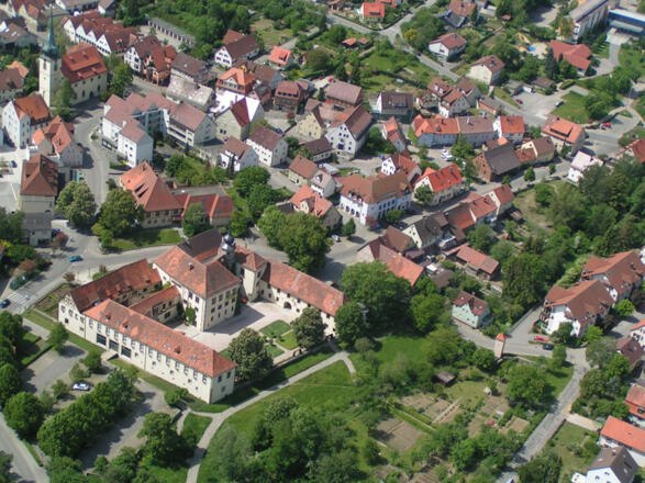 Luftbild von Schrozberg