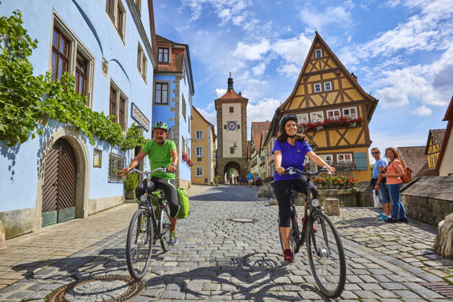 Das mittelalterliche Rothenburg ob der Tauber per Rad entdecken!