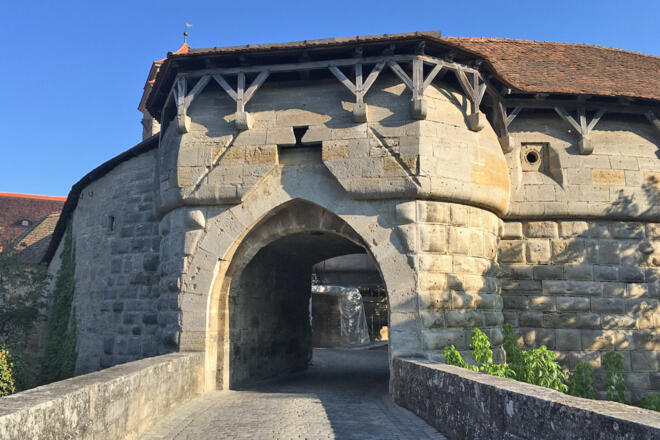 Schleifenroute - Rothenburg o.d. Tauber Eingangstor