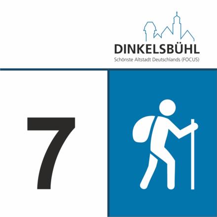 Diese Wanderung ist mit der Nr. 7 gekennzeichnet