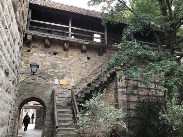Schleifenroute - Rothenburg odT Wehranlage und Stadtmauer