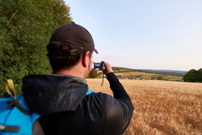 Ausblick von der Banneux Kapelle Volkersbrunn