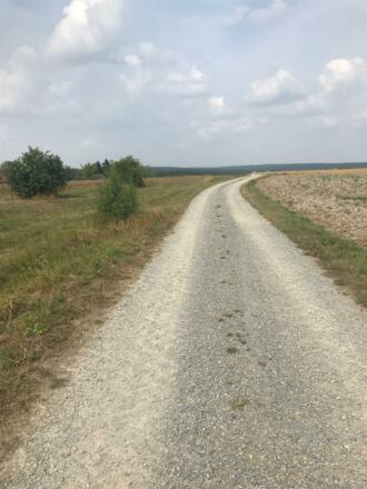 Schotterweg nach Großgressingen