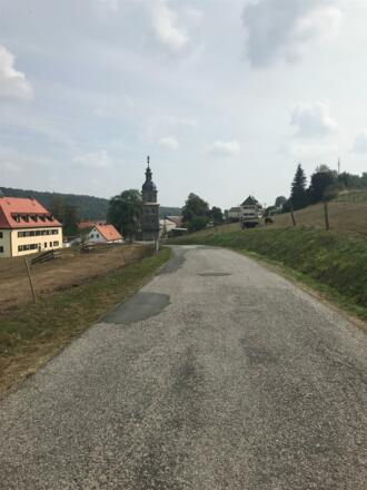Aussicht auf das Kloster Ebrach