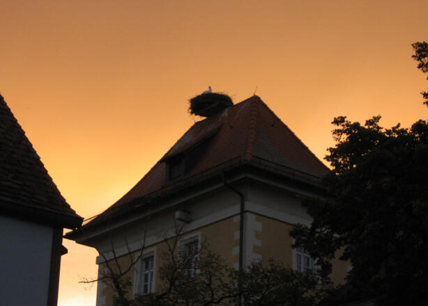 Schleifenroute - Abendstimmung in Ansbach