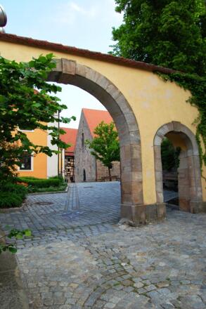 Ankunft in Feuchtwangen