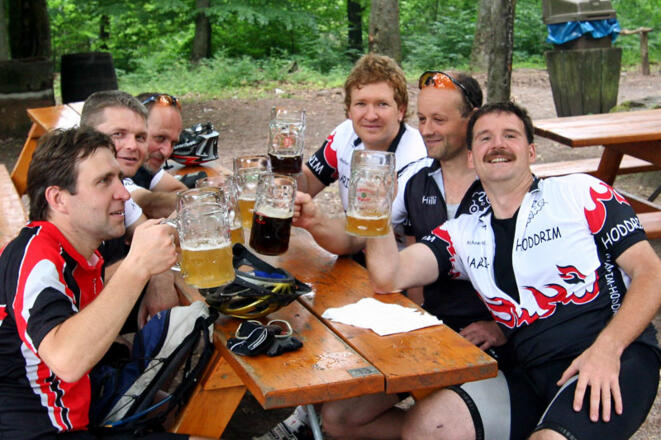 Biergarten Hohe Wart Haus