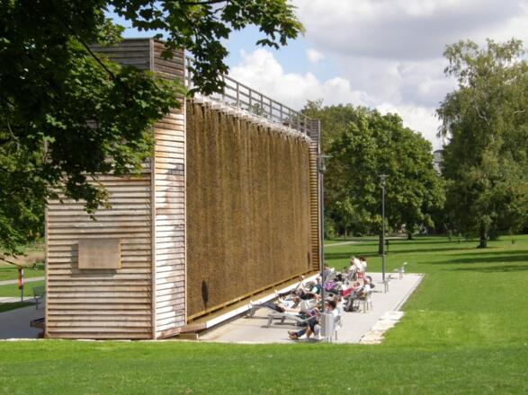 Bad Rappenau Gradierwerk - gesunde salzhaltige Luft atmen