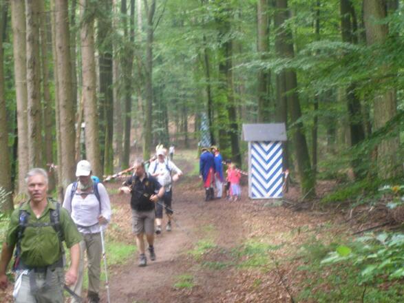 Grenzhäuschen an unserm Wanderevent &quot;12h im RÄUBERLAND&quot; in der Nähe vom Hunsrückhof