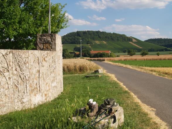 Tannenberg mit Wanderschuh