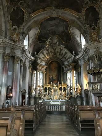 Schleifenroute - Würzburg Käppele von Innen