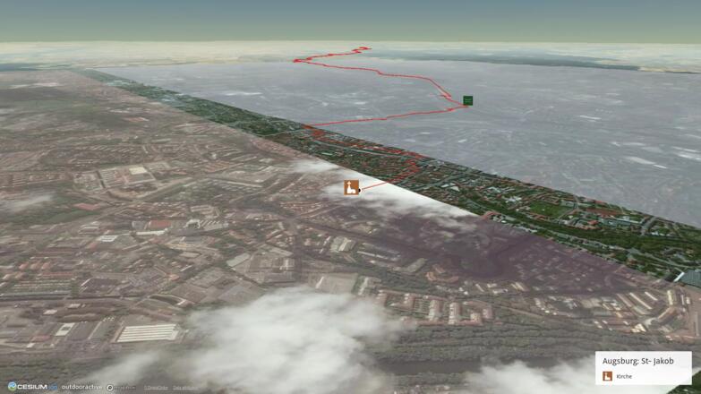Pilgerweg in Bayerisch-Schwaben: Bayr-Schwäb-JW: Augsburg - Reinhardshofen