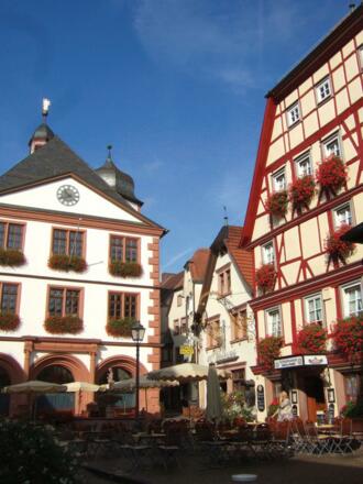 Die Altstadt in Lohr