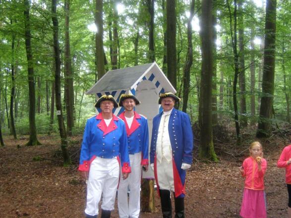 Grenzhäuschen an unserm Wanderevent &quot;12h im RÄUBERLAND&quot; in der Nähe vom Hunsrückhof