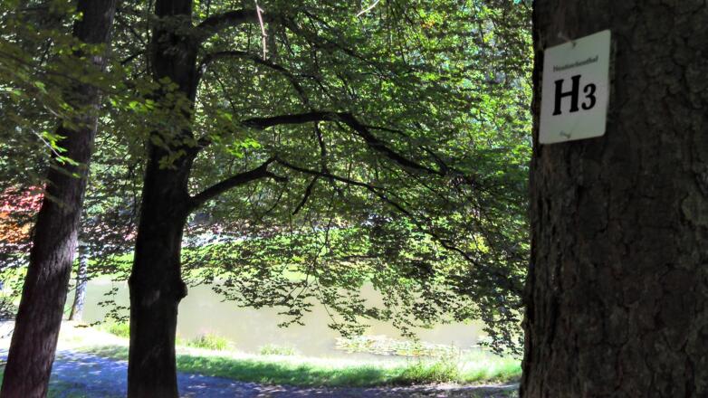 Beschilderung H3-Heimbuchethal am waldsee