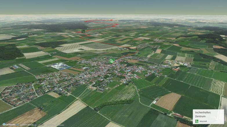 Pilgerweg in Bayerisch-Schwaben: Bayr-Schwäb-JW: Inchenhofen - Haunswies
