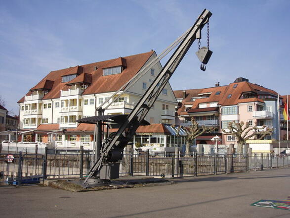 Kleiner Hafenkran in Langenargen, Baujahr 1909
