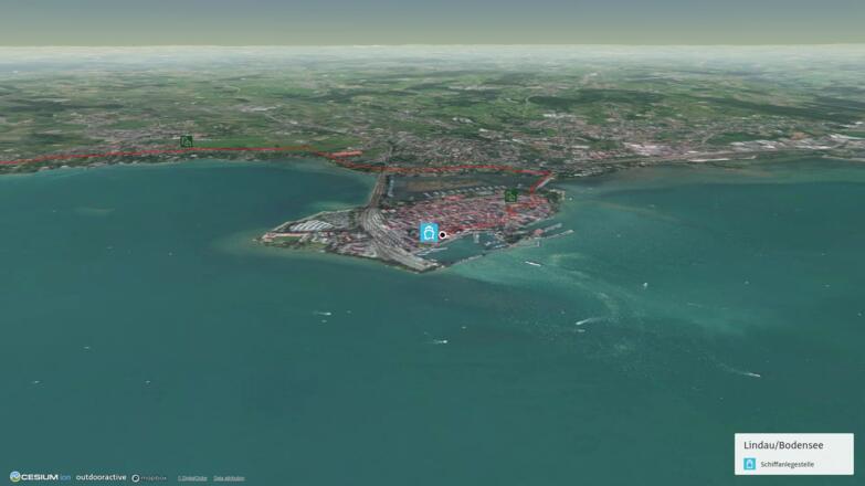 Pilgerweg im Allgäu: Bayr-Schwäb-JW: Lindau - Nonnenhorn