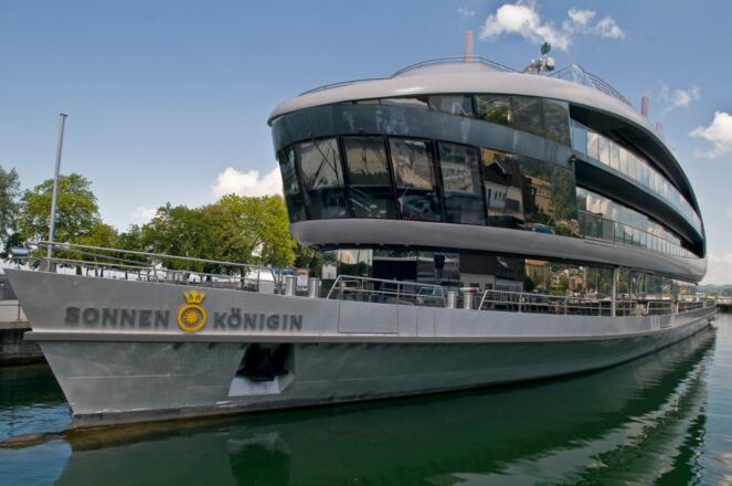 Die Sonnenkönigin im Hafen von Bregenz
