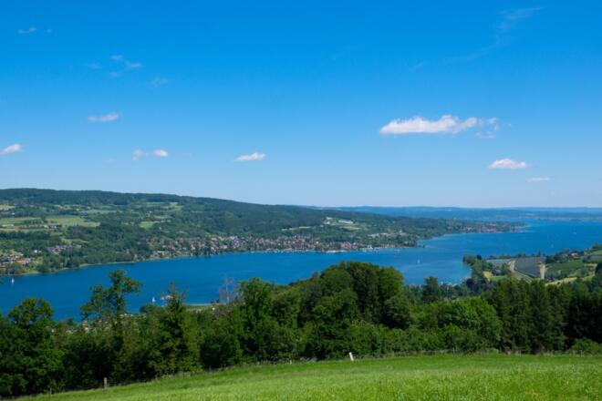 Blick von der Hochwacht auf den Untersee