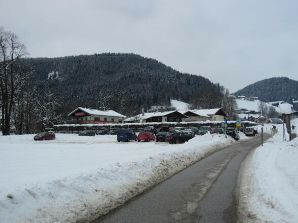 Parkplatz Oberau Skipiste