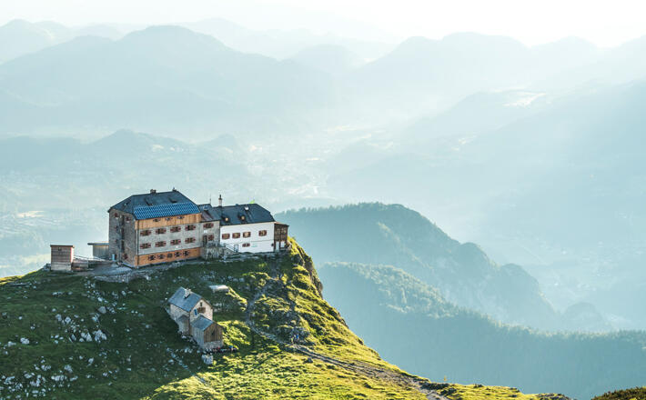 Das Watzmannhaus auf dem Falzköpfl