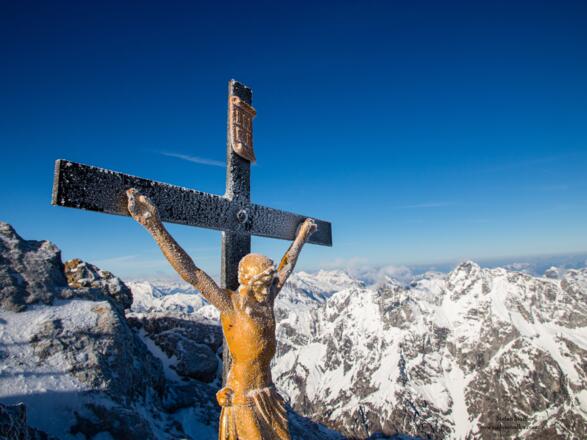 Morgenreif auf dem Herrgott.