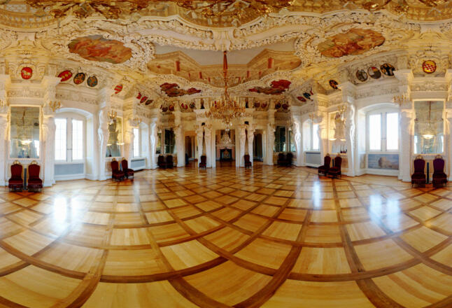 Riesensaal im Schloss Ehrenburg in Coburg