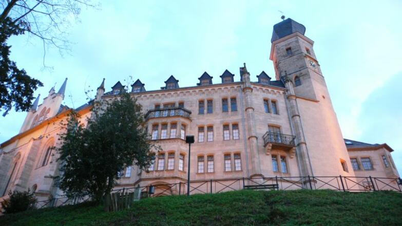 Schloss Callenberg - Blick von der Zufahrt - Beiersdorf