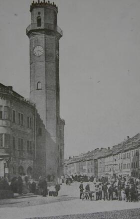 Rathaus Hof - historische Ansicht