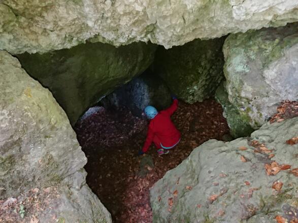 Der Einstieg in die Fleischhöhle