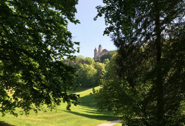 Hofgarten Coburg | Blick auf Veste