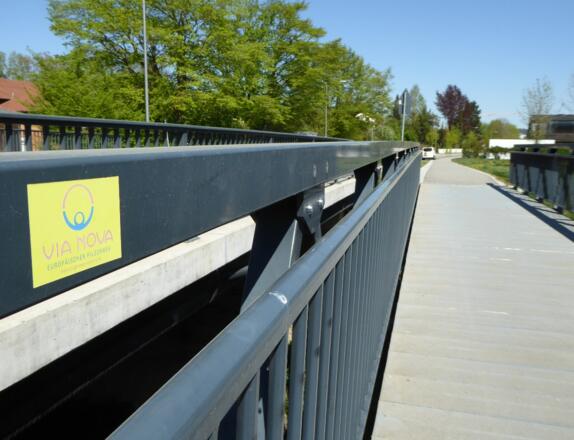 über die Via Nova durch Alburg