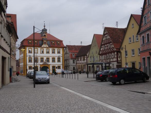 Der Marktplatz in Röttingen